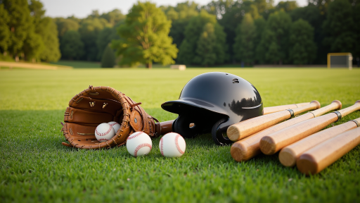 棒球场上击球手击出全垒打，球飞出球场，队友兴奋庆祝跑回本垒